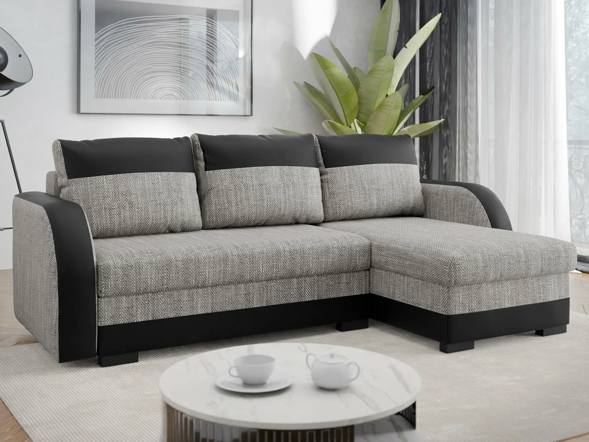 Hjørnesofa Gratia (Soft 011 + Lawa 05)