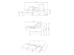 Hjørnesofa Kingston 200 (Avra 18)
