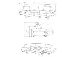 Hjørnesofa Kingston 167 (Avra 16)