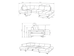 Hjørnesofa Kingston 169 (Avra 16)