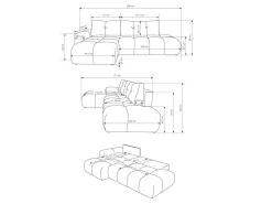 Hjørnesofa Kingston 156 (Curio 09)