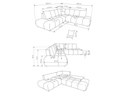 Hjørnesofa Kingston 197 (Flow 01)