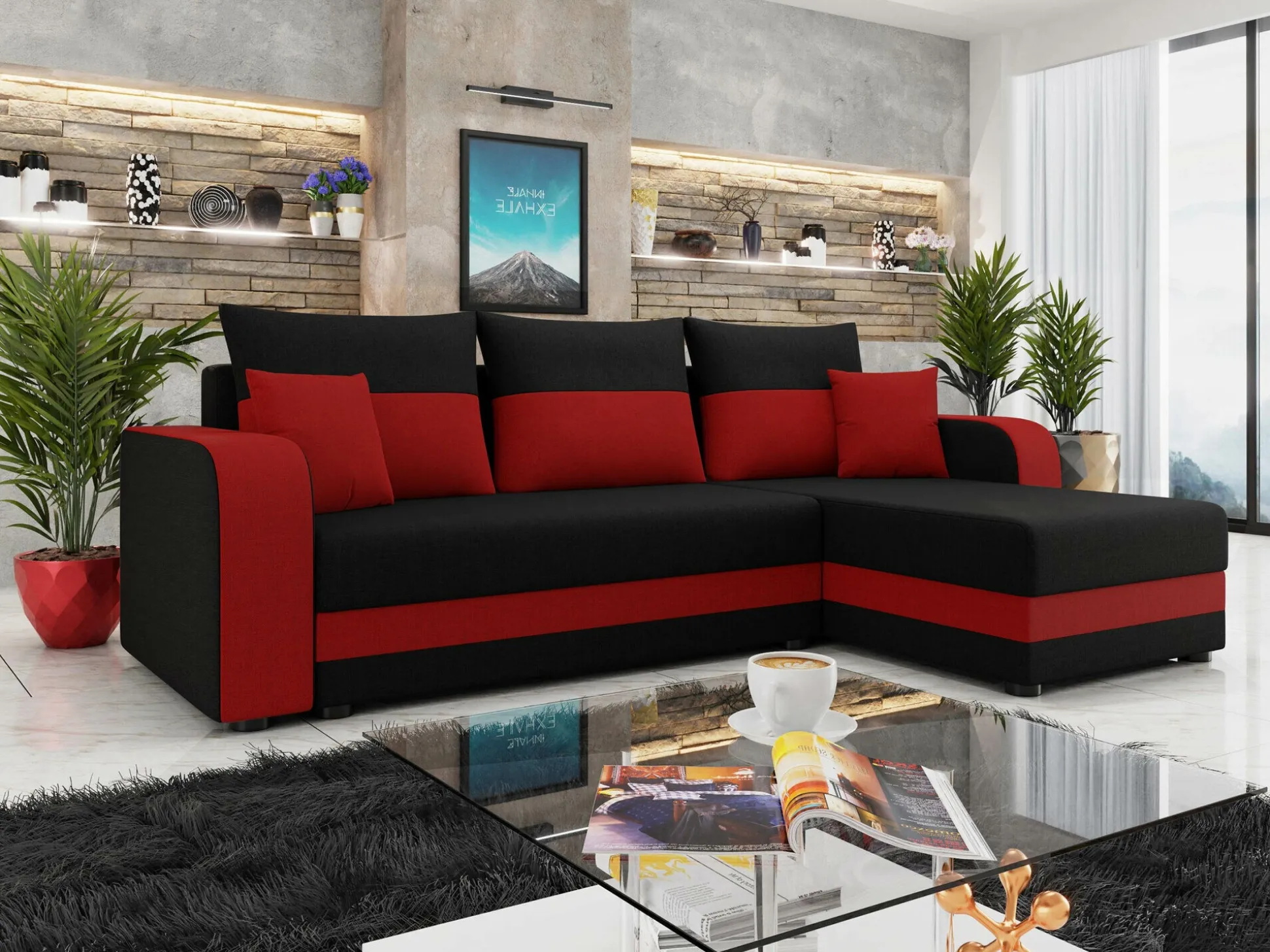 Hjørnesofa Memphis 112 (Lux 23 + Lux 14)