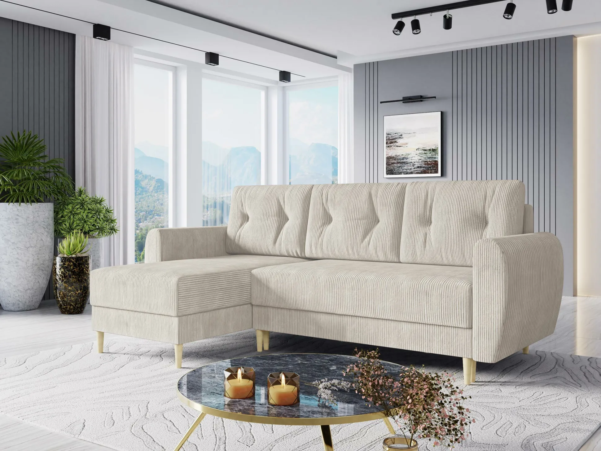 Hjørnesofa Memphis 139 (Poso 100)