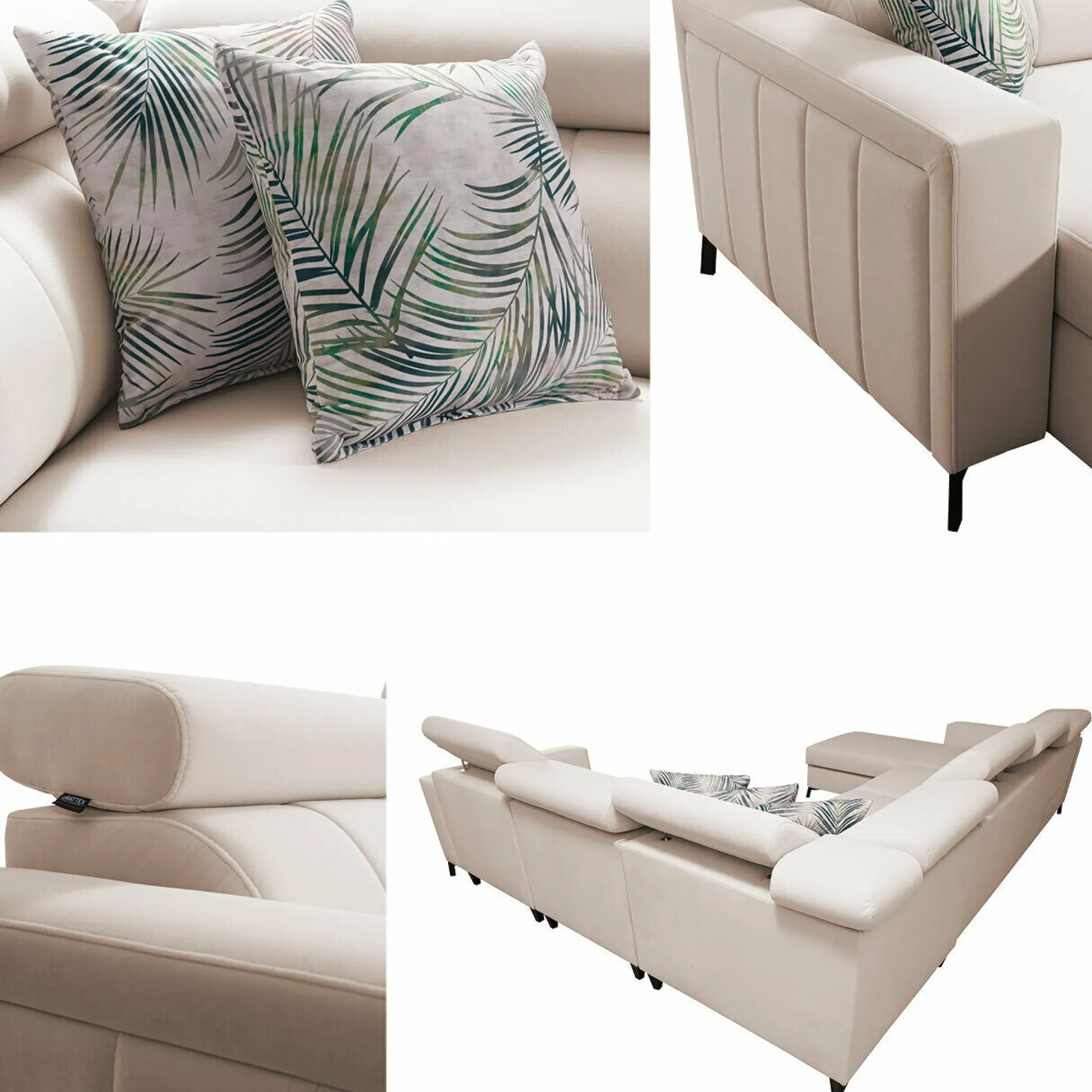 Hjørnesofa Sarasota 157 (Mono 231 + Botanical 36)