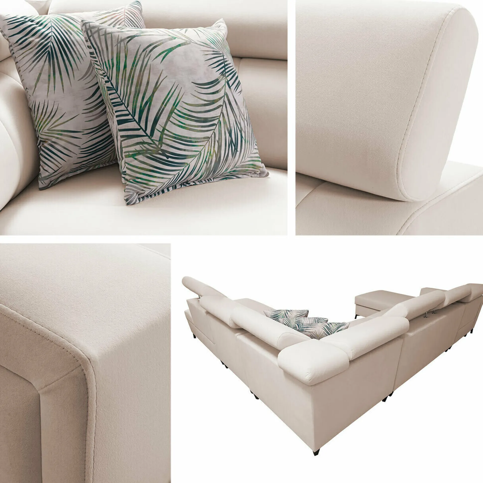 Hjørnesofa Sarasota 155 (Mono 242 + Botanical 36)