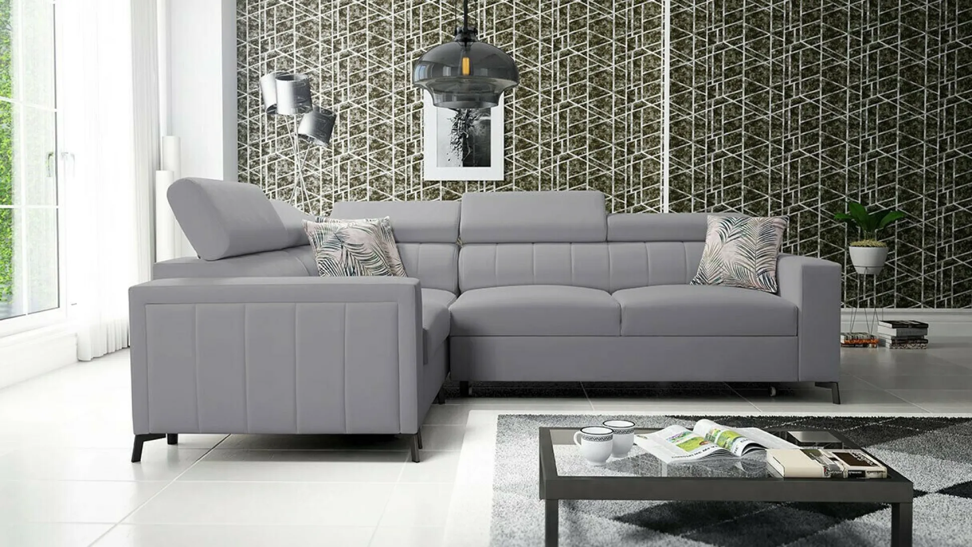 Hjørnesofa Sarasota 149 (Mono 244 + Botanical 36)