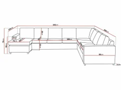 Hjørnesofa Scandinavian Choice Remavio 125 (Grå)