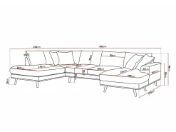 Hjørnesofa Seattle 217 (Silencio 19)