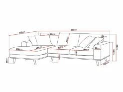 Hjørnesofa Seattle 216 (Silencio 06)