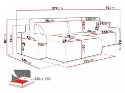 Hjørnesofa Shelton 108 (Poso 14)