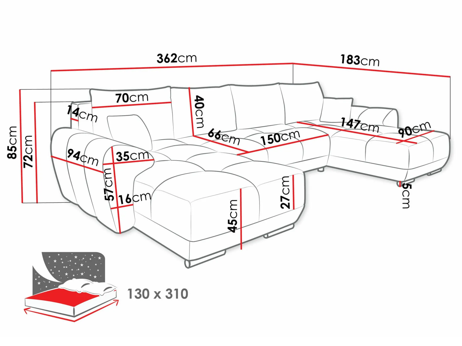 Hjørnesofa Signis I (Velo 636)