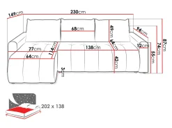 Hjørnesofa Specio (Polo 872)