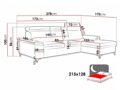 Hjørnesofa Temple 117