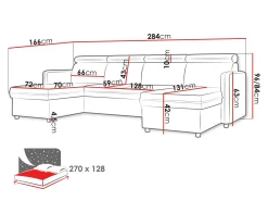 Hjørnesofa Temple 130 (Enjoy New 24)
