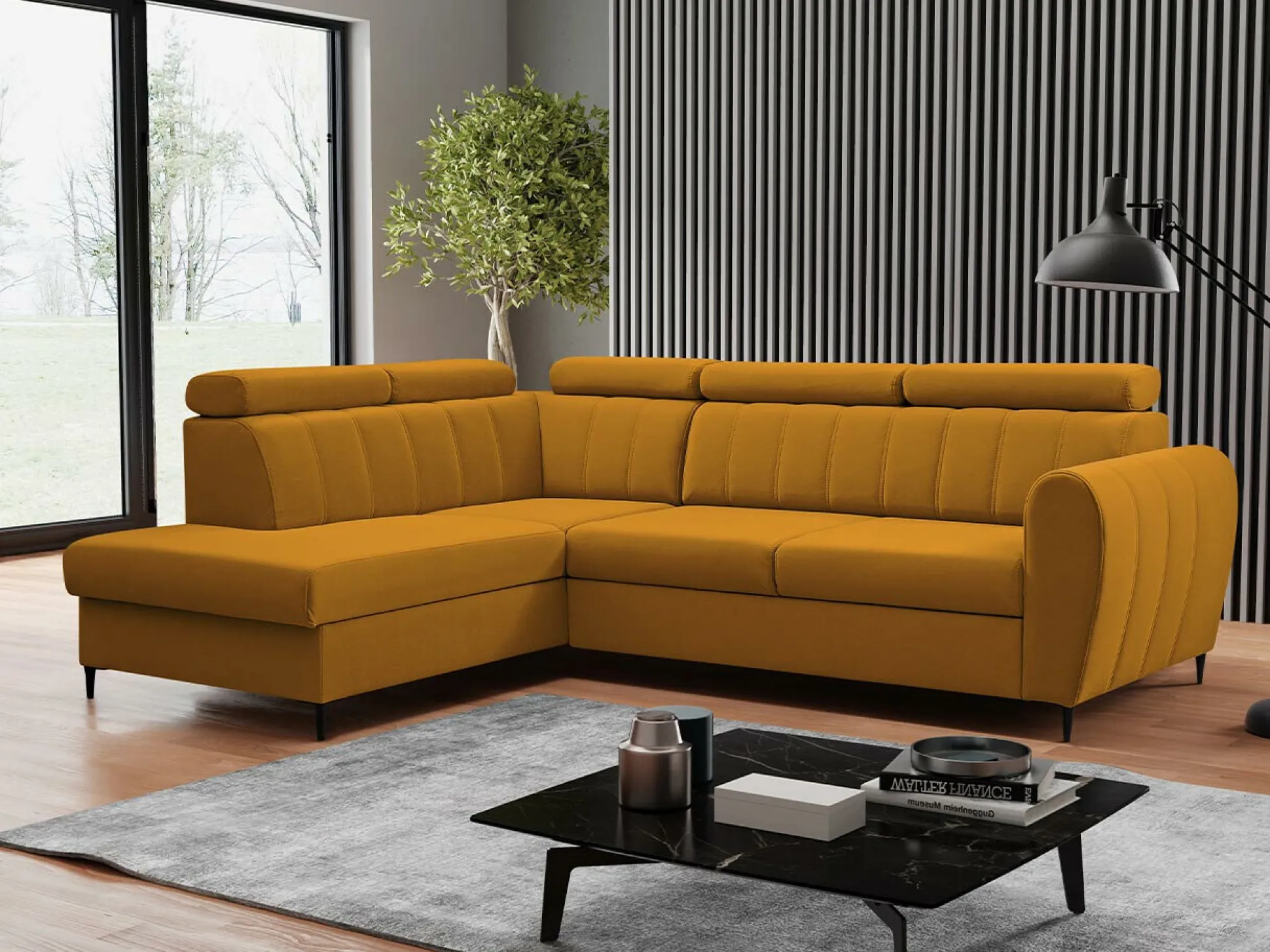 Hjørnesofa Temple 125 (Kronos 01)