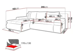 Hjørnesofa Temple 101 (Soft 066 + Lawa 02)