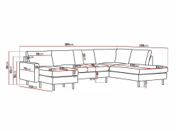 Hjørnesofa Tenfloa 104 (Lincoln 03)