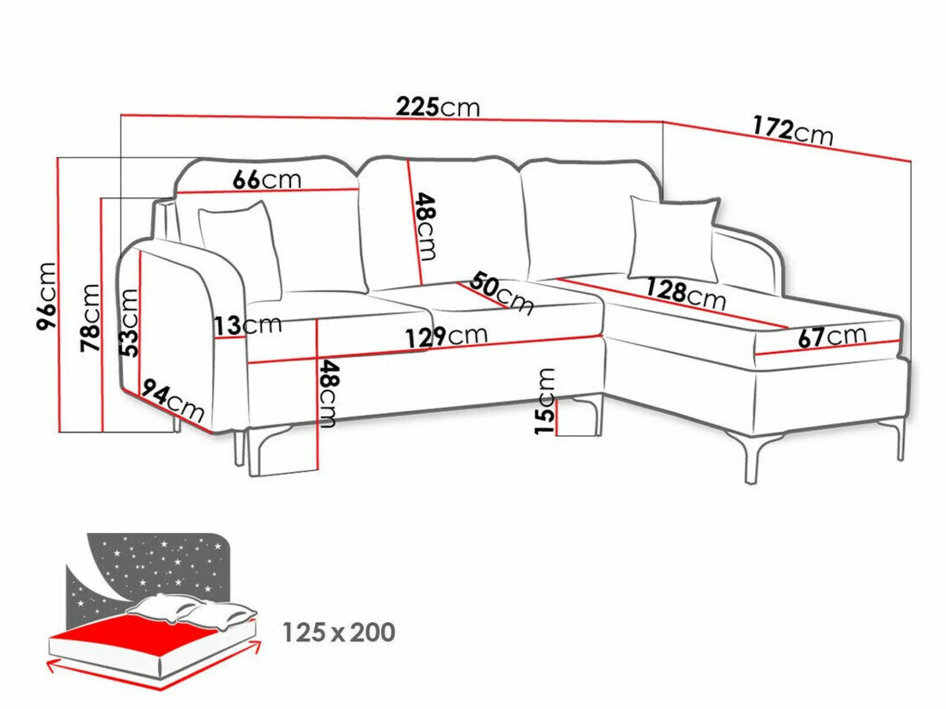 Hjørnesofa Torlua 103 (Manila 02)