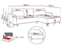 Hjørnesofa TrendyNest Valetio (Genesis 02)
