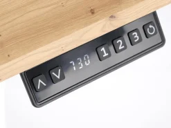 Hæve-sænkebord Houston 1704 (Artisan eg + Hvid)