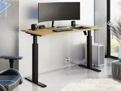 Hæve-sænkebord Tucson 171 (Artisan eg + Mat sort)