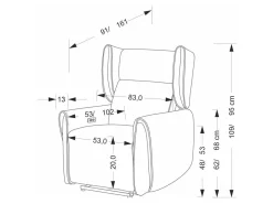 Hvilestol Houston 1978 (Beige)