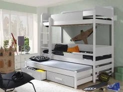 Køjeseng Henderson 114 (Hvid + Grå)