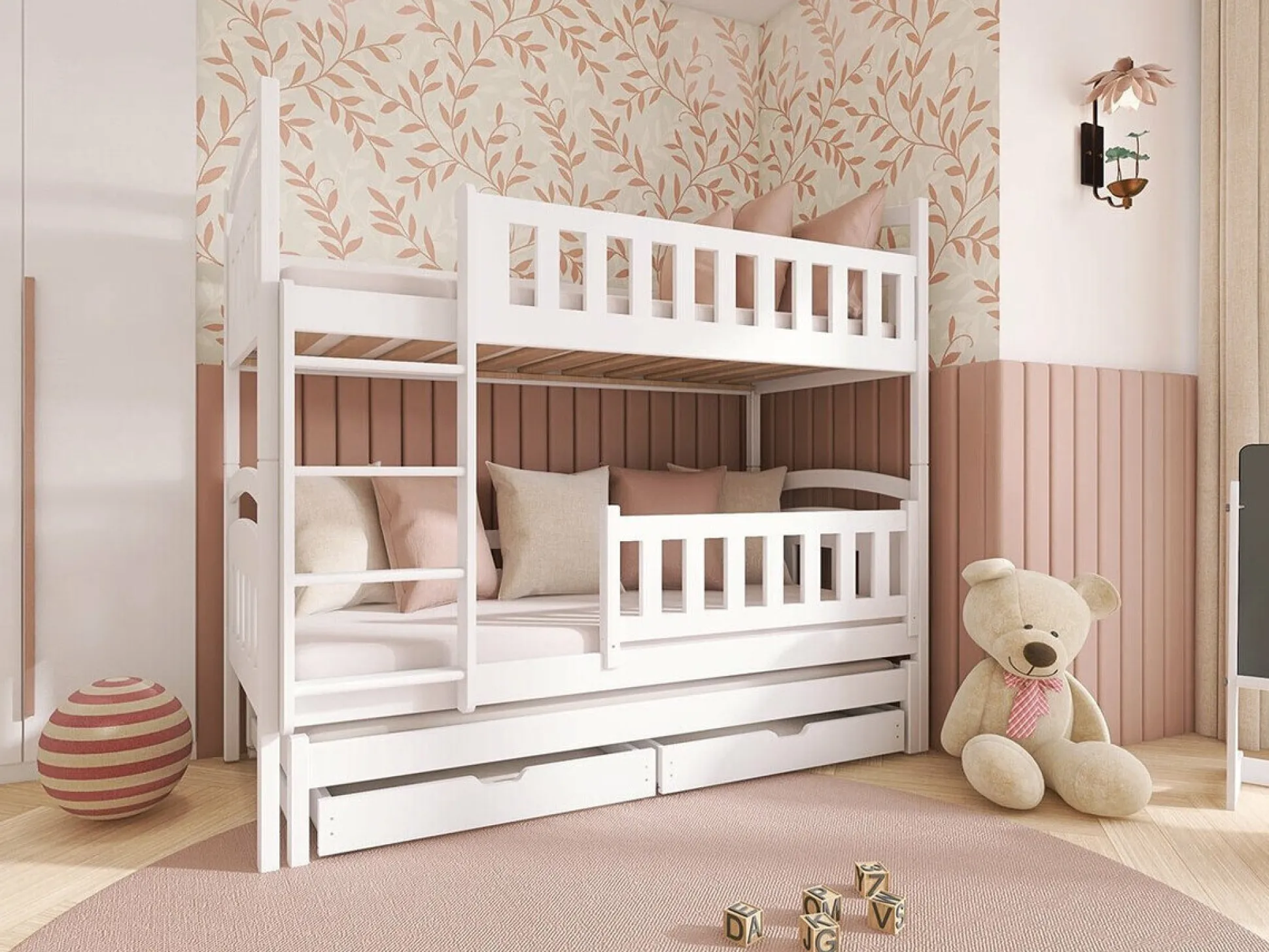 Køjeseng Vista 120 (Hvid)