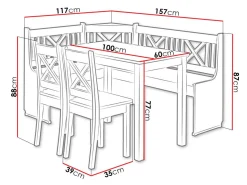 Køkkenhjørne Edmond 107