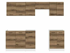 Køkkensæt Boston 498 (Mørk Delano eg)