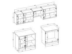 Køkkensæt Houston 1721