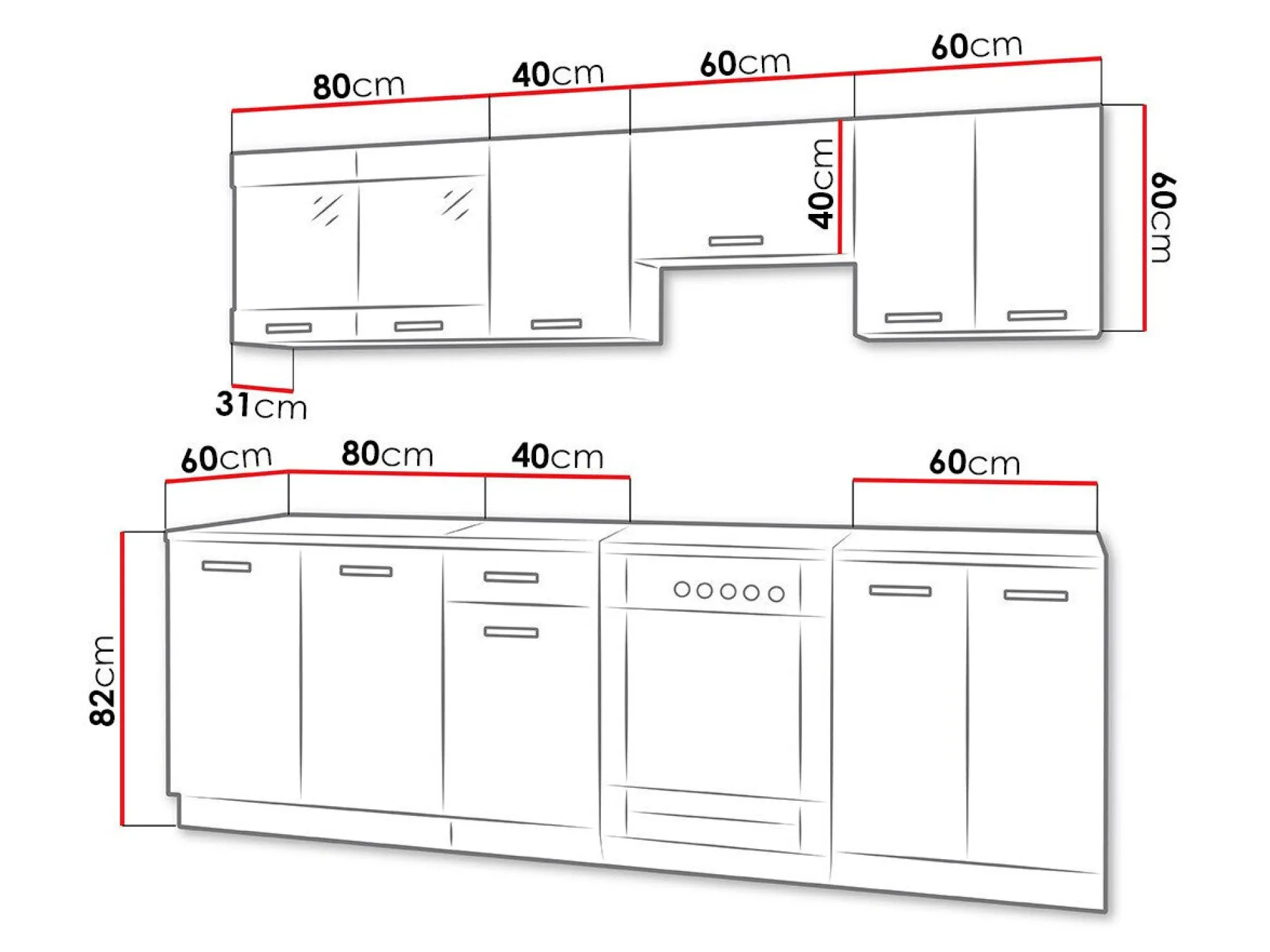 Køkkensæt Tucson 161