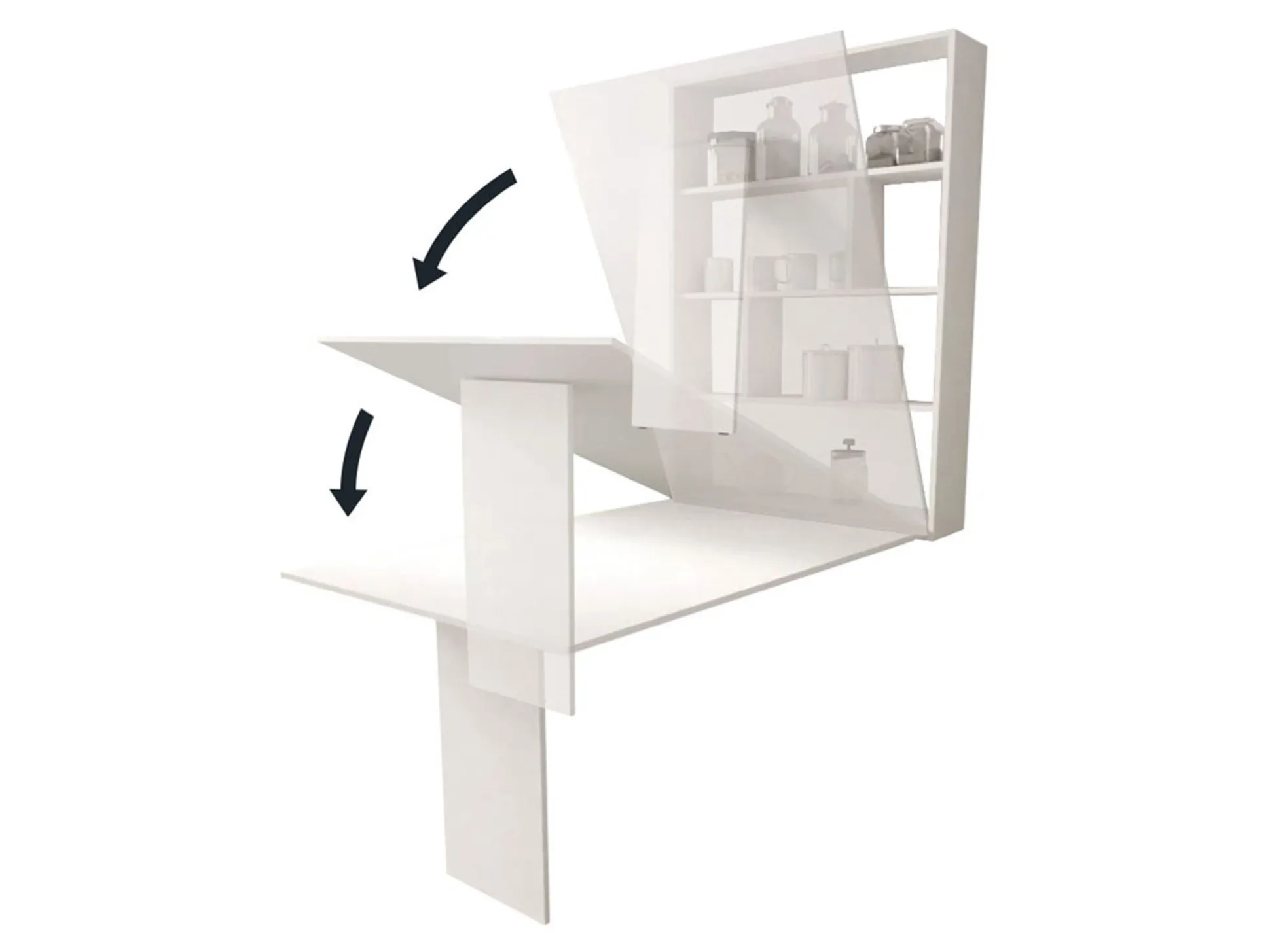 Klapbord Pinis III (Sort + Wotan eg)