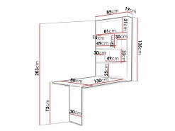 Klapbord Pinis III (Sort + Wotan eg)