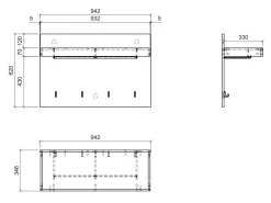 Knagerække Ophtola 101