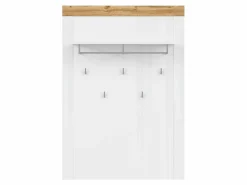 Knagerække Sonsoru 121 (Hvid + Wotan eg)