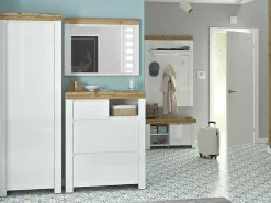 Knagerække Sonsoru 121 (Hvid + Wotan eg)