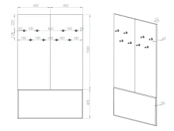 Knagerække Tivorlo 101