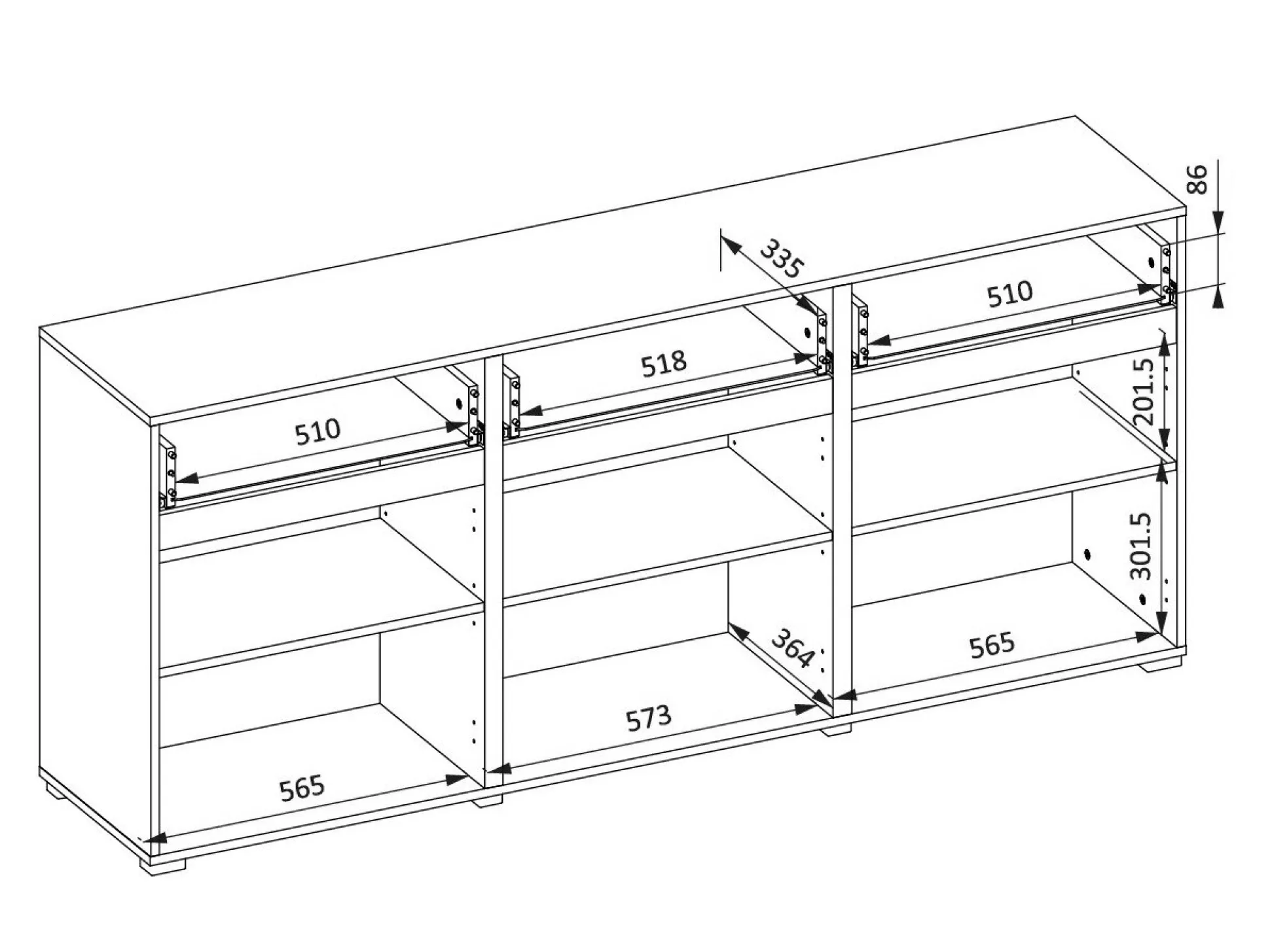 Kommode Alfere 103 (Wotan eg)