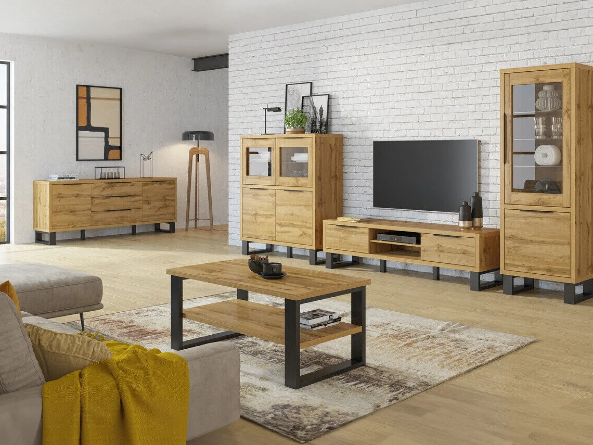 Kommode Avicavu 102 (Wotan eg + Sort)