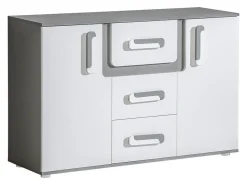 Kommode Aviseve 102 (Antracit + Hvid)