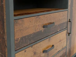 Kommode Belsera 101 (Brun + Matera grå)