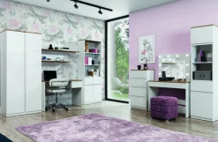 Kommode Catelbi 103 (Hvid + Egetræ)