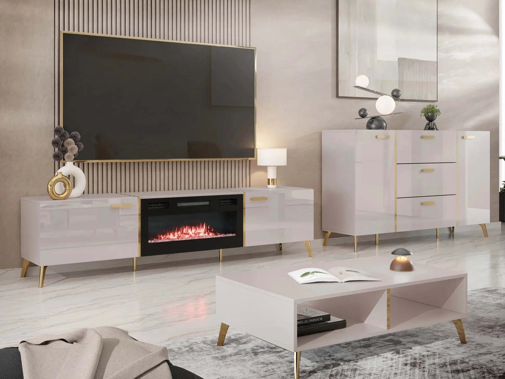 Kommode Comfivo Capella I (Kashmir + Blank kashmir)