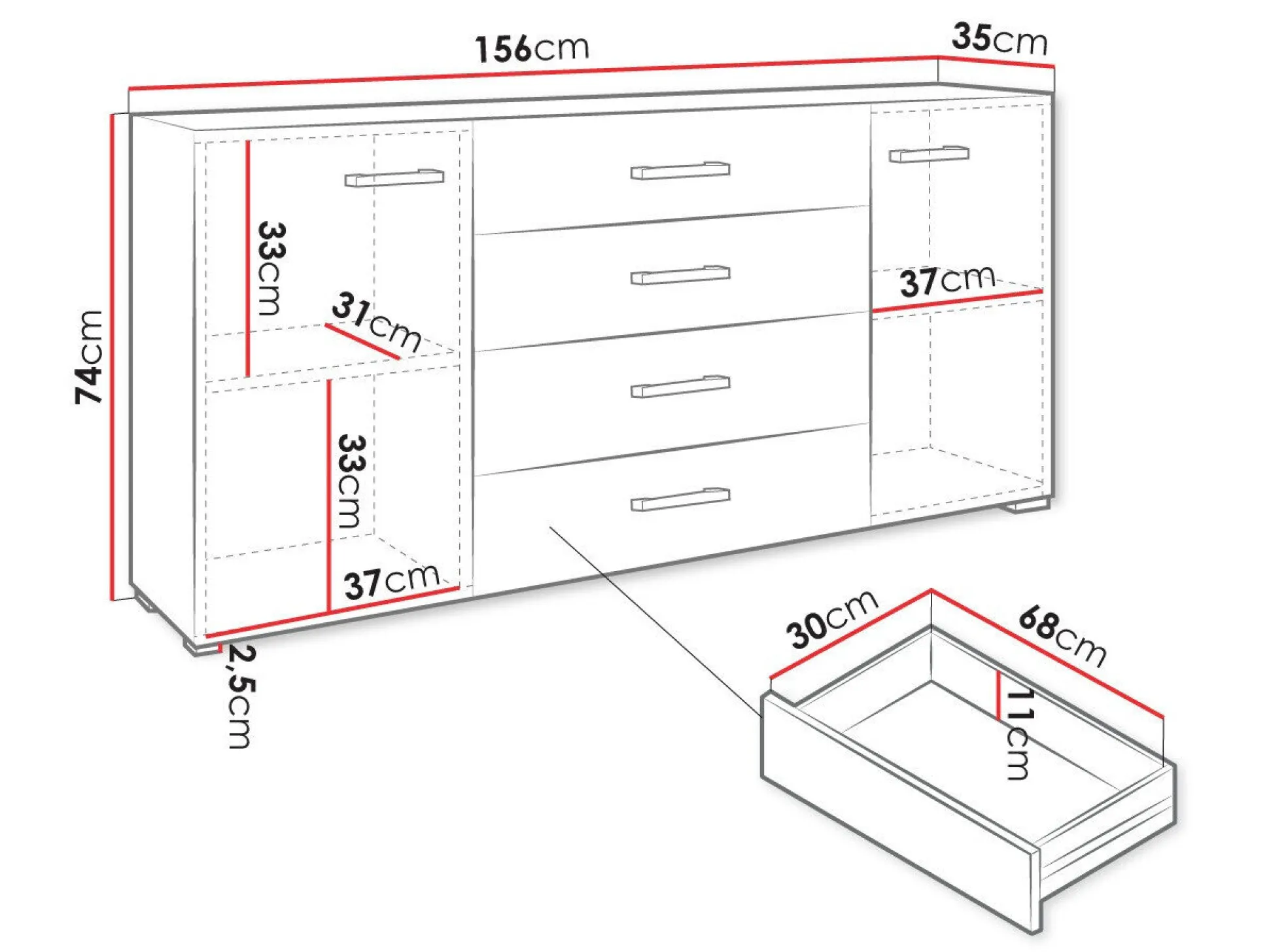 Kommode Comfivo Casus