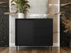 Kommode Comfivo Delruva (Sort)