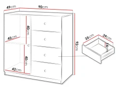 Kommode Comfivo Lenitas