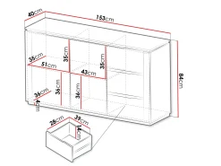 Kommode Comfivo Ovitas
