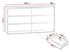Kommode Comfivo Structor II (Sort)